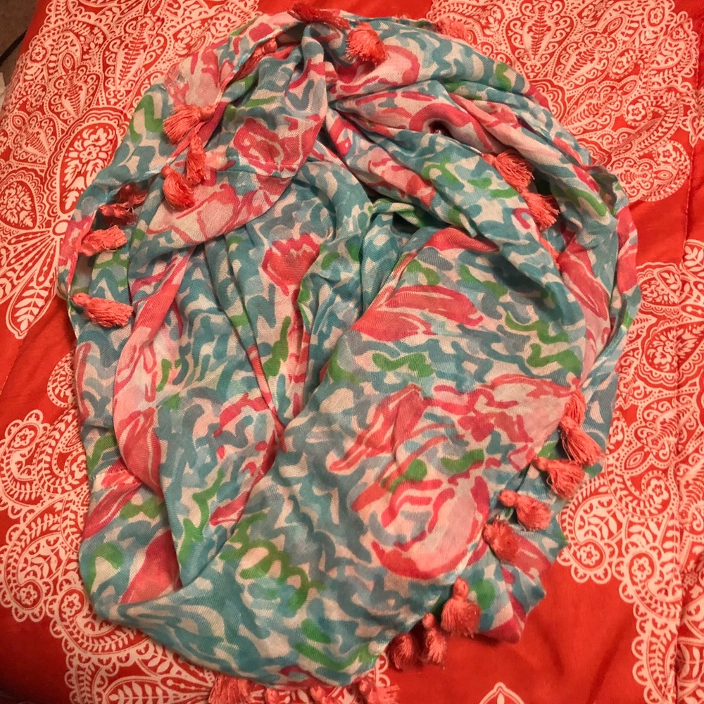 ❌SOLD❌ Lilly Pulitzer loop infinity scarf